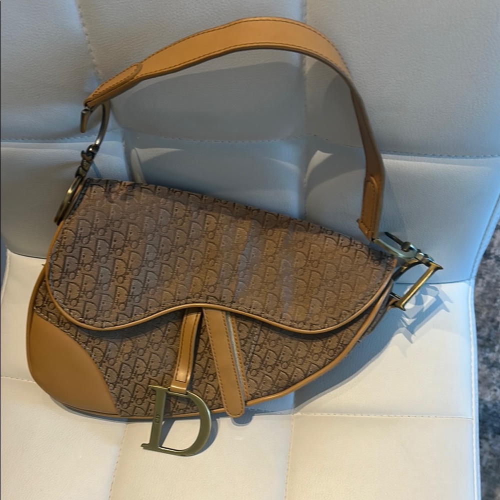 Dior Brown Saddle Bag